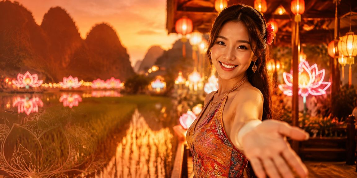 Chợ đêm Ninh Bình minh họa người dùng đọc ưu đãi casino trên mobile