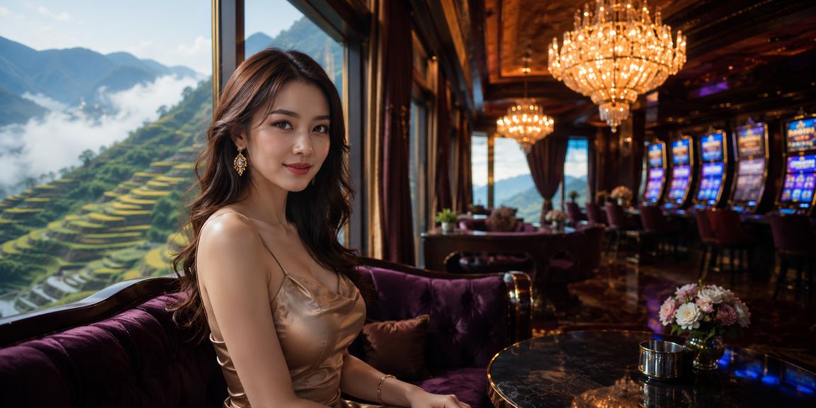 Người dùng ở Sa Pa đọc thông tin High Roller trong quán cà phê